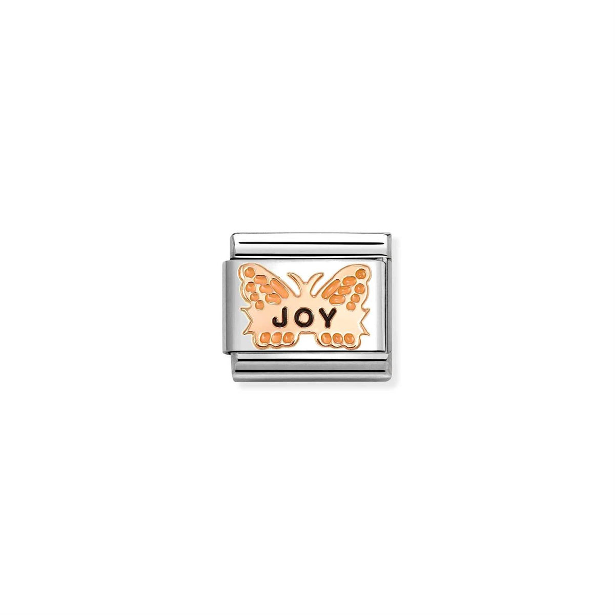 LINK, ROSEGOLD BLUE BUTTERFLY JOY