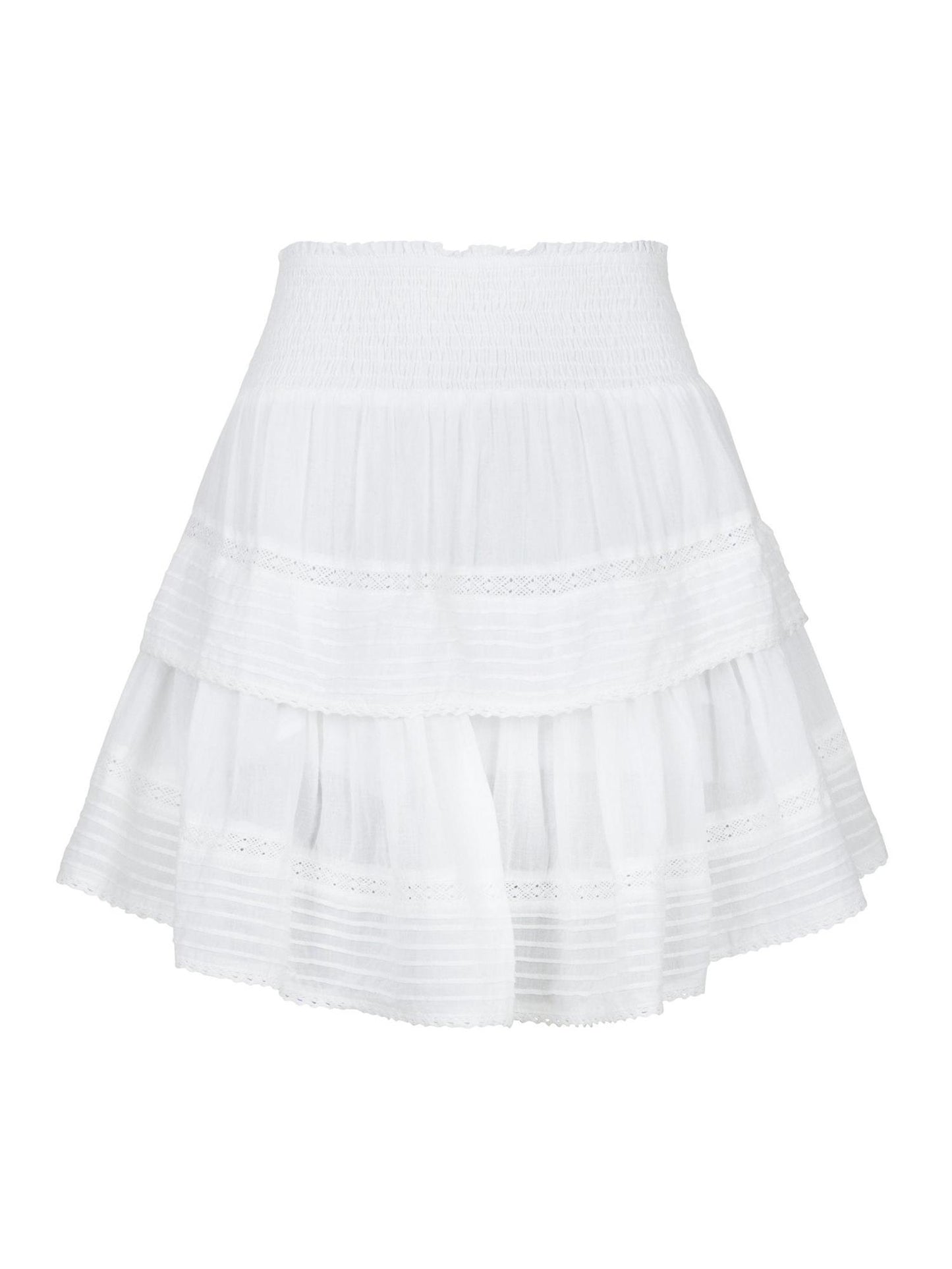 Kenia S Voile Skirt - White