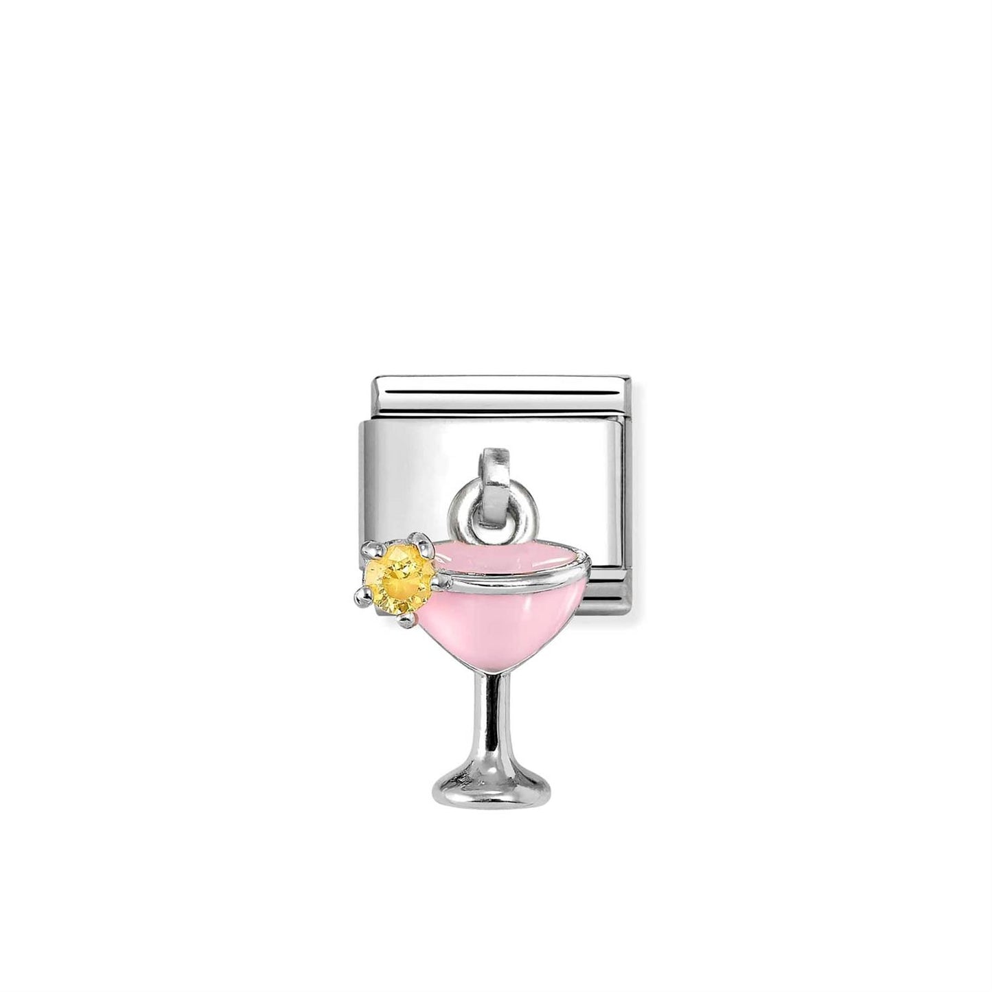 LINK, PINK AND YELLOW COCKTAIL PENDANT