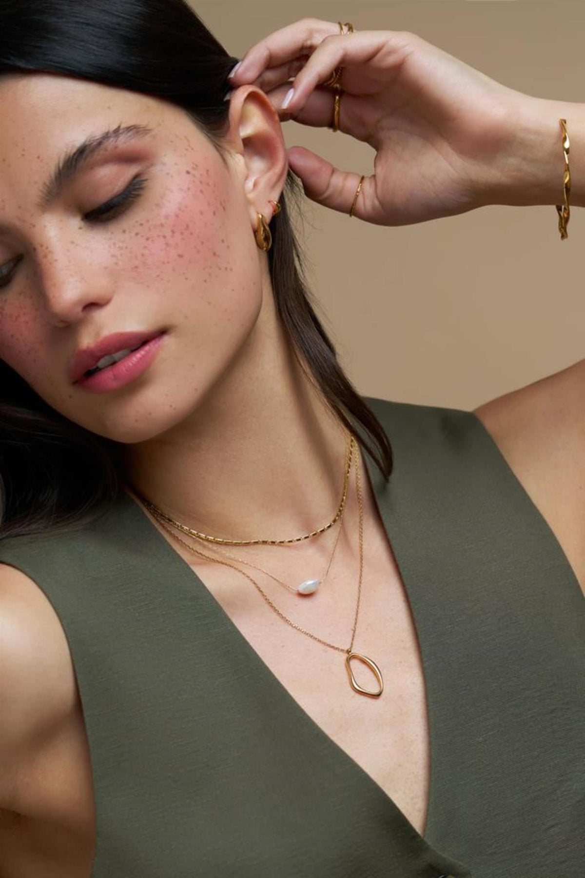Organic Droplet Earrings