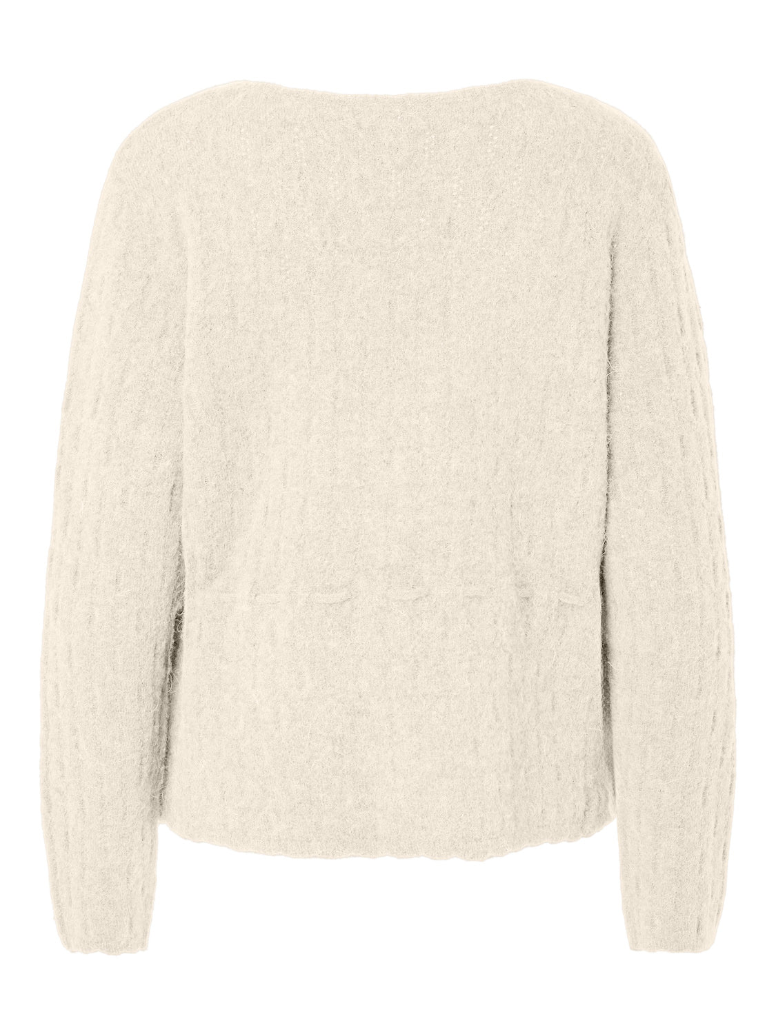 YASMELLIS LS ALPACA KNIT CARDIGAN - PRISTINE