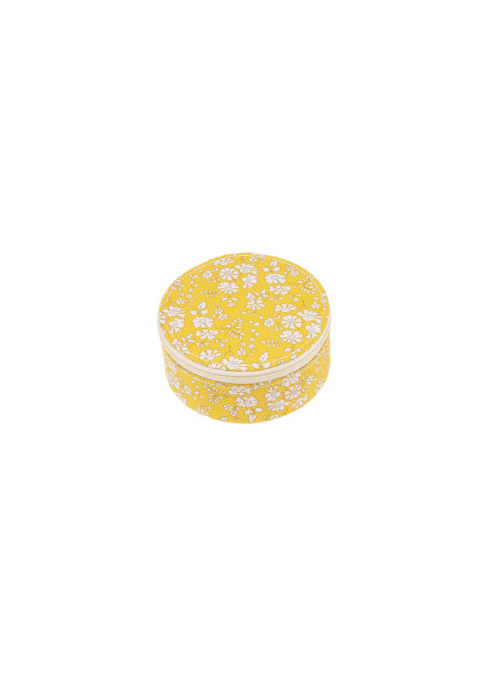 Jewelry Box Round mw - Liberty Capel Yellow