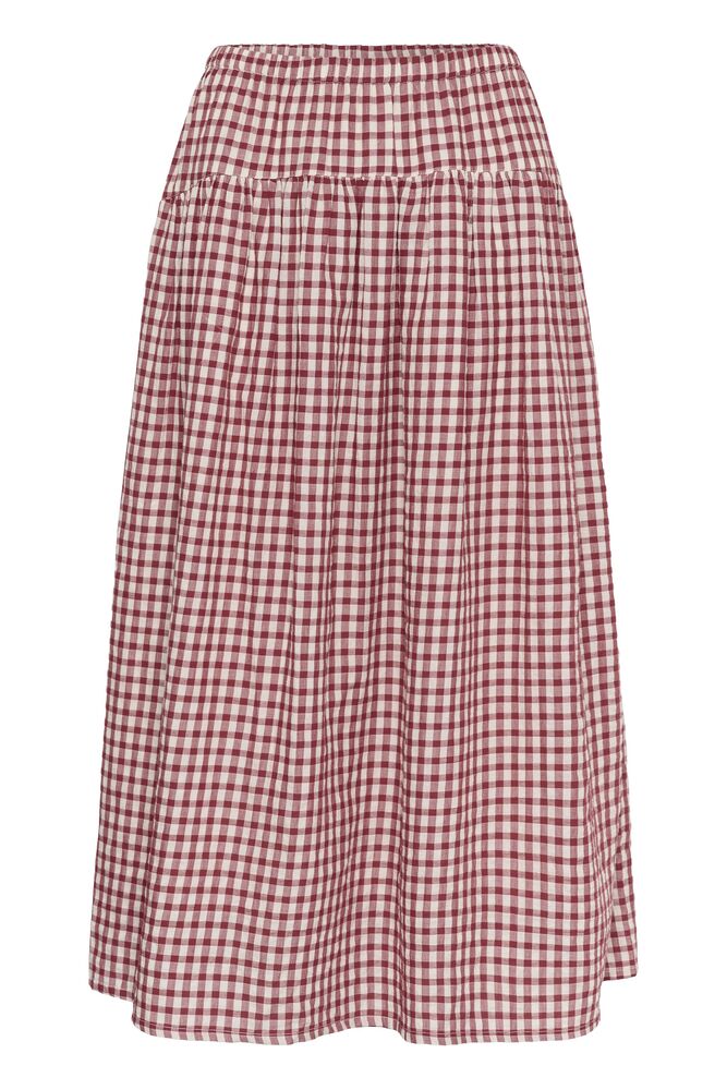 BrunhildPW Skirt - Burnt Russet Check