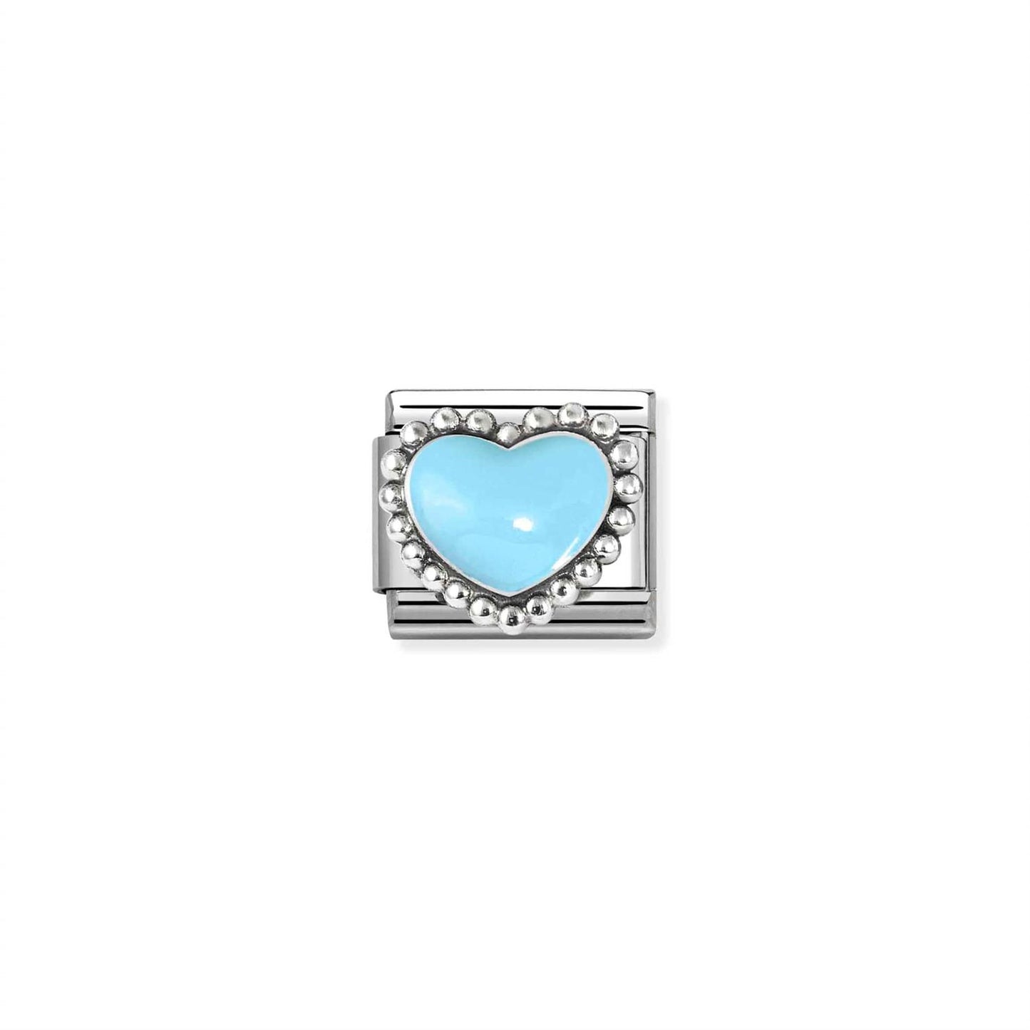 LINK, BLUE RAISED HEART