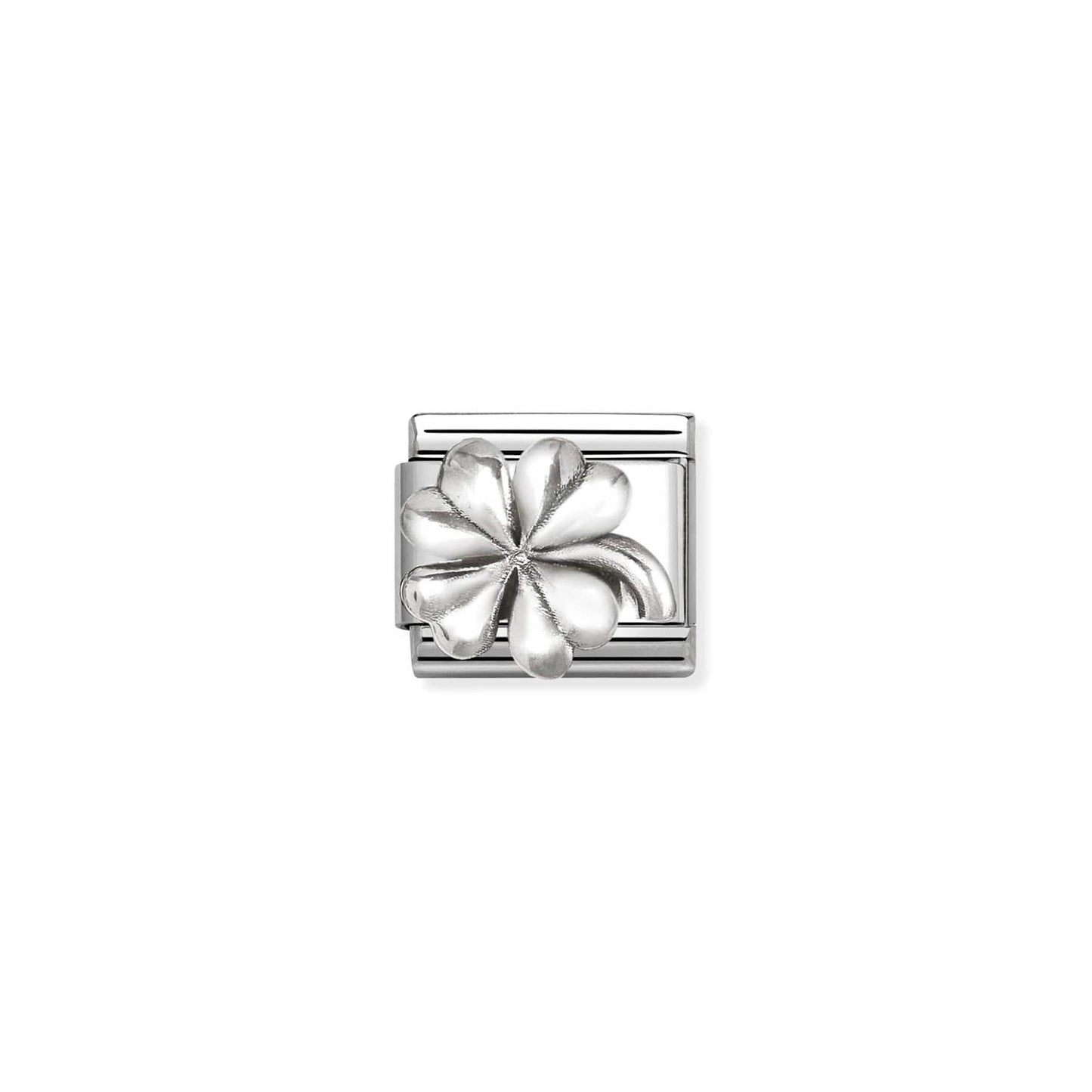 LINK, FOUR-LEAF CLOVER SILVER