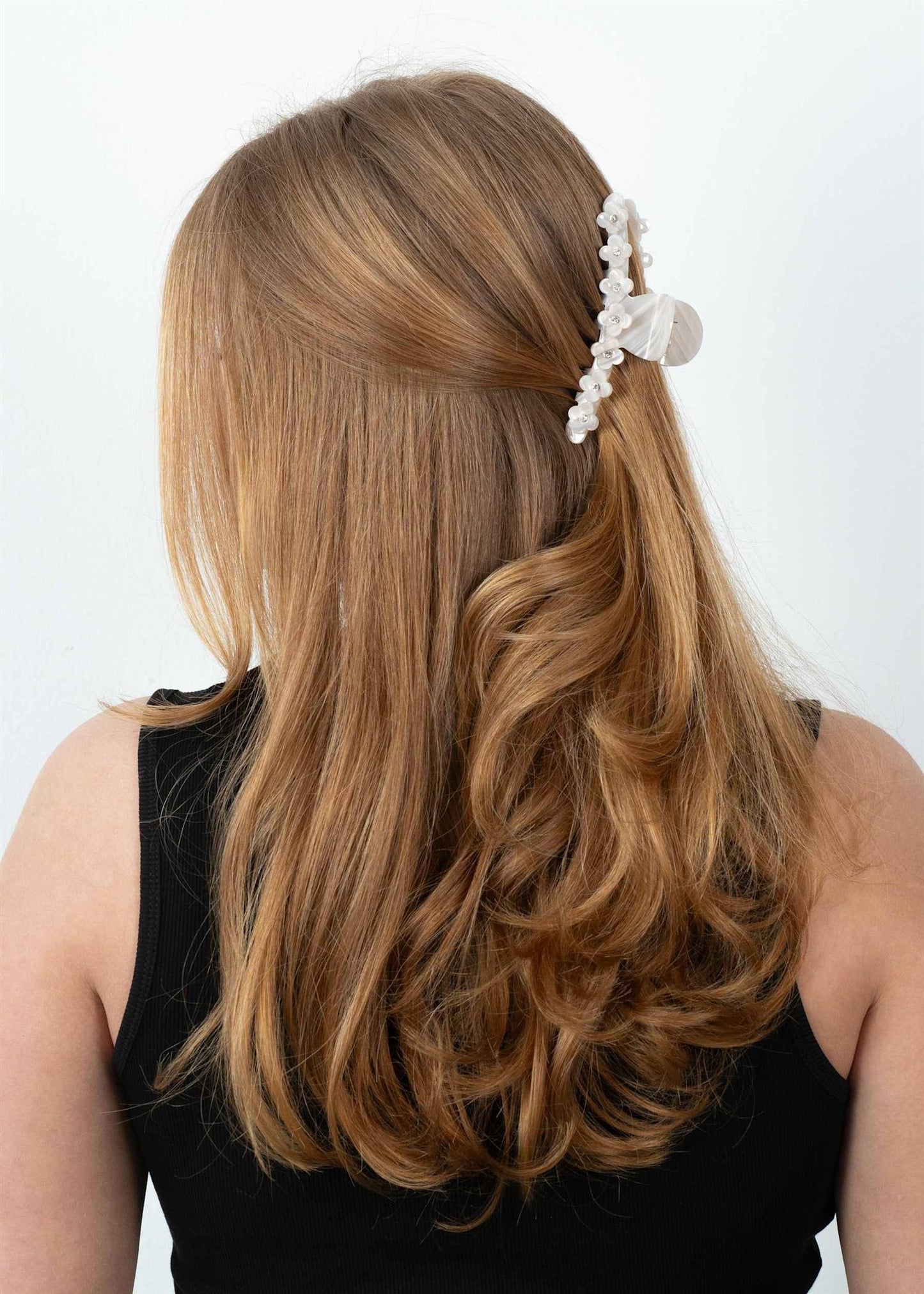 Amour Flower Clip - Cream