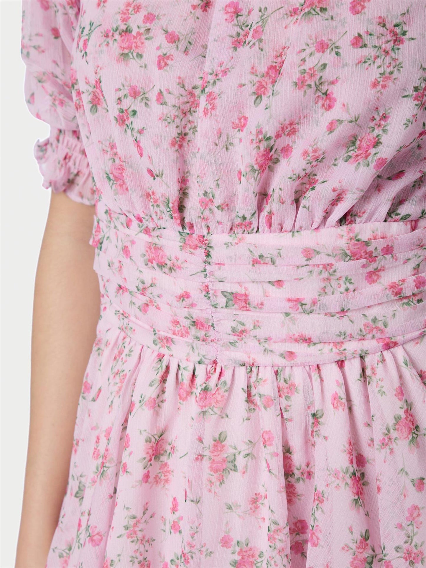 Sable Meadow Print Dress - Light Pink