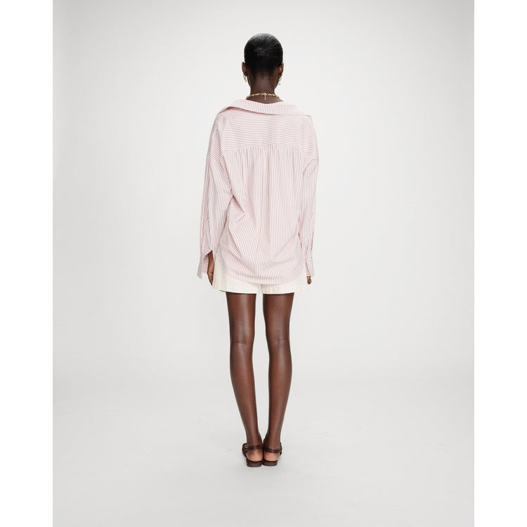 Vipera Stripe Shirt - Pivoine