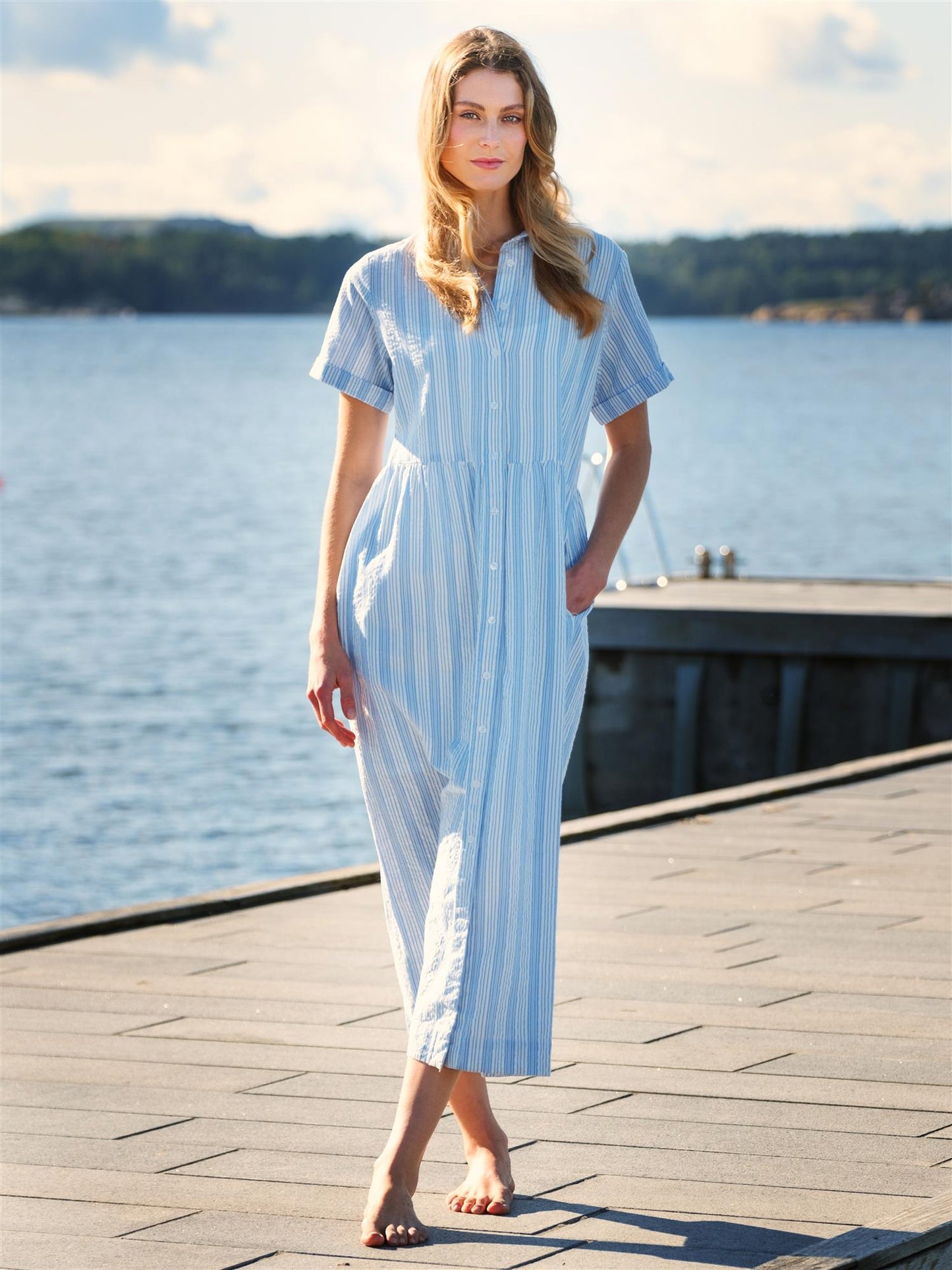 Lilly Dress - Light Blue
