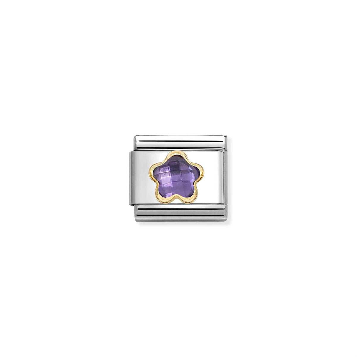 LINK, PURPLE FLOWER IN GOLD
