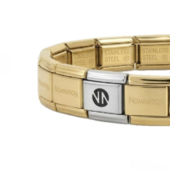 18 LINKS, COMPOSABLE CLASSIC BAND, GOLD PVD