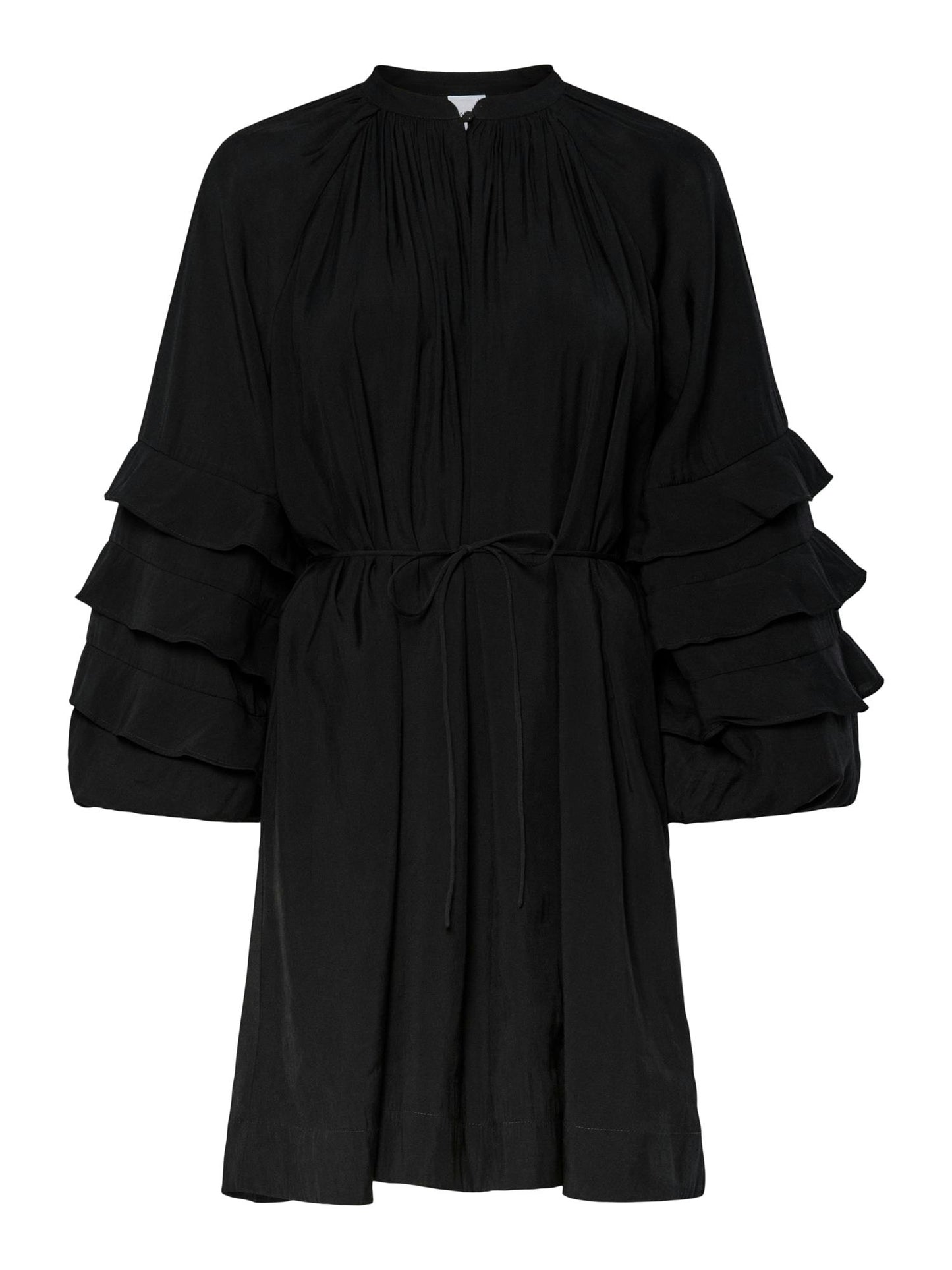 YASTEMURA LS DRESS S - BLACK