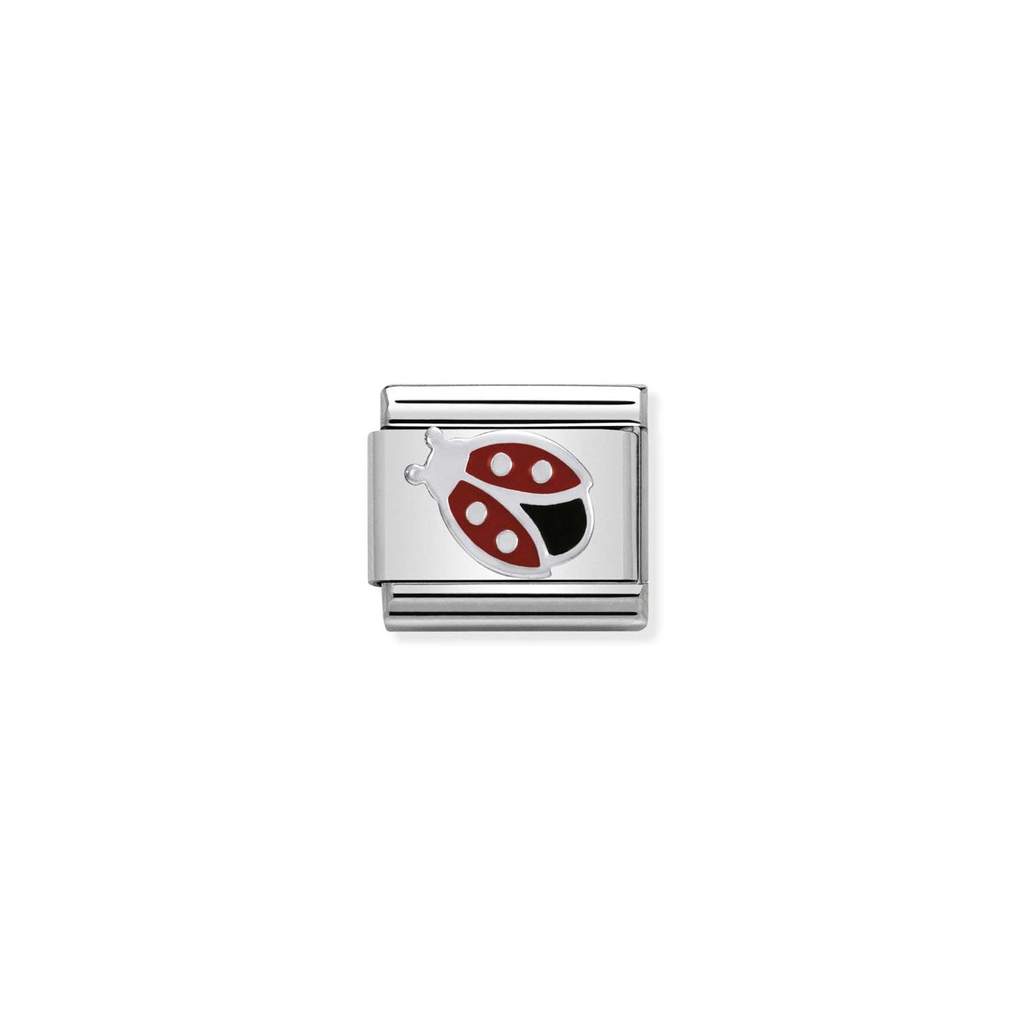 LINK, LADYBUG IN SILVER AND ENAMEL