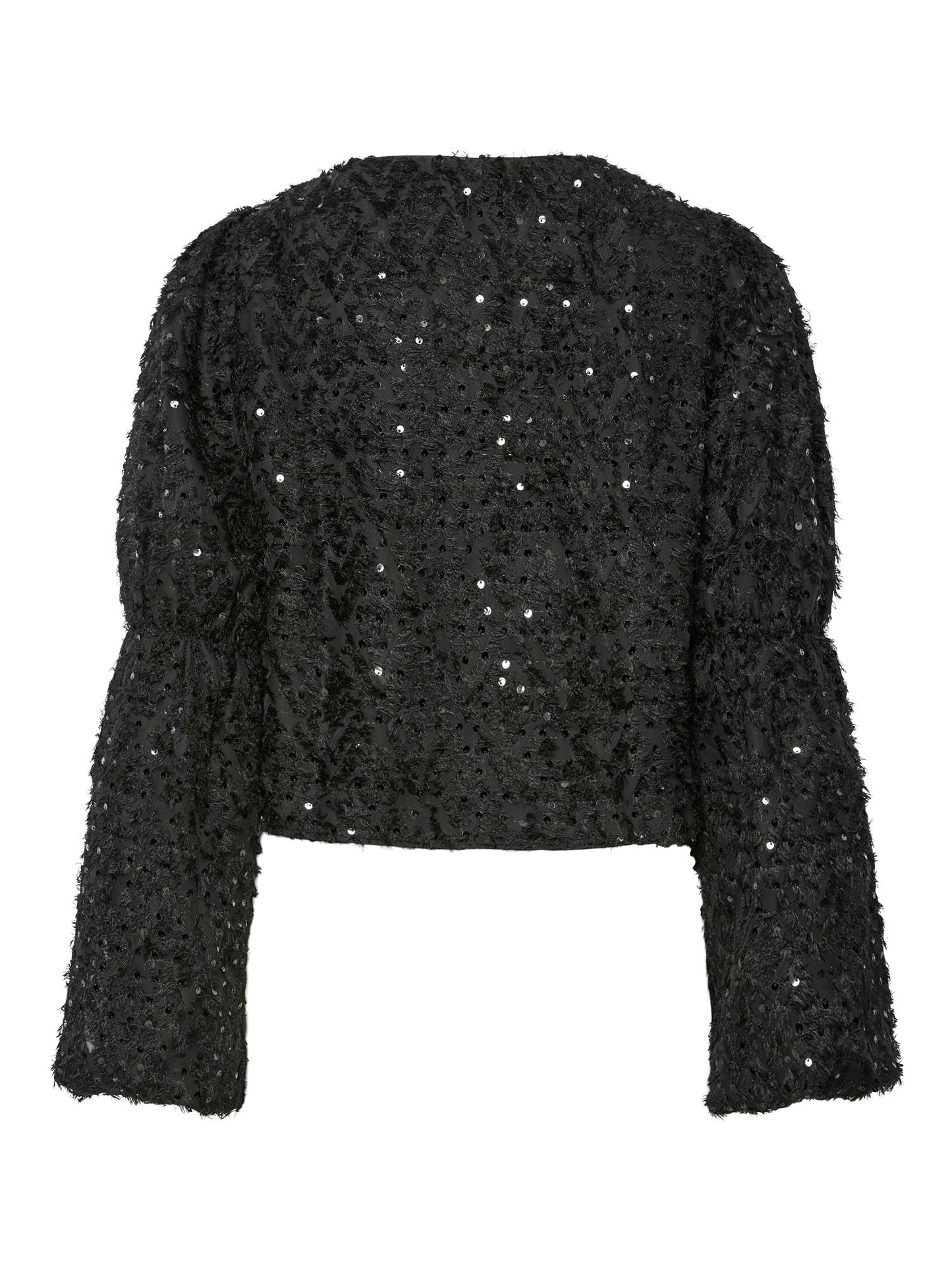 YASSERALA LS SHORT TOP - BLACK
