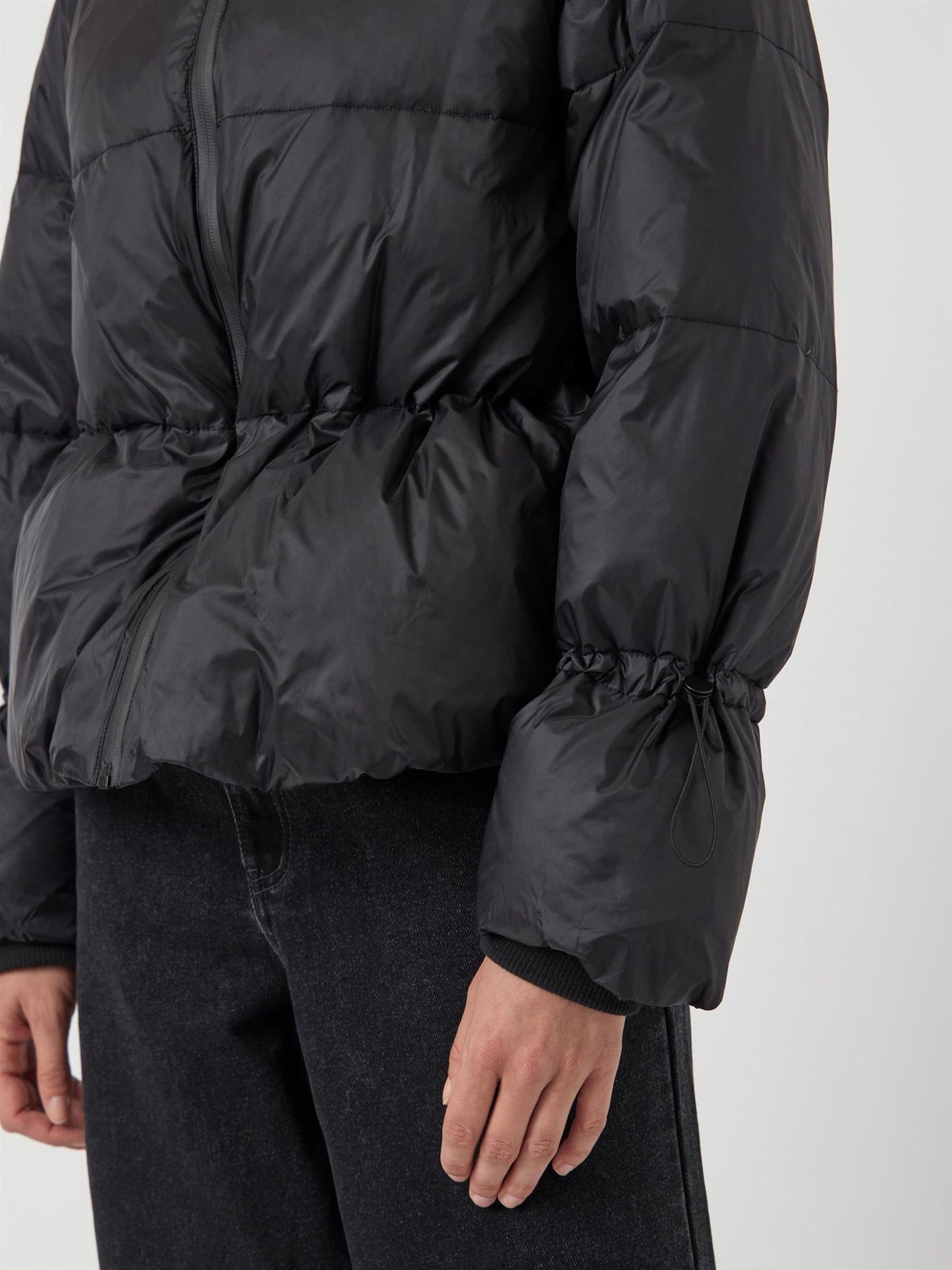 YASPOPPEL DOWN BLEND JACKET - BLACK
