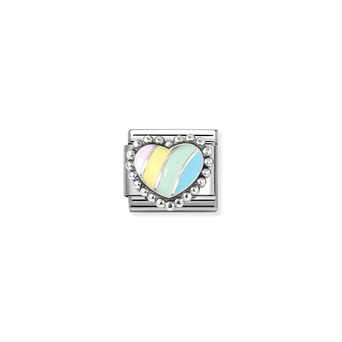 LINK, MULTICOLOR RAISED HEART
