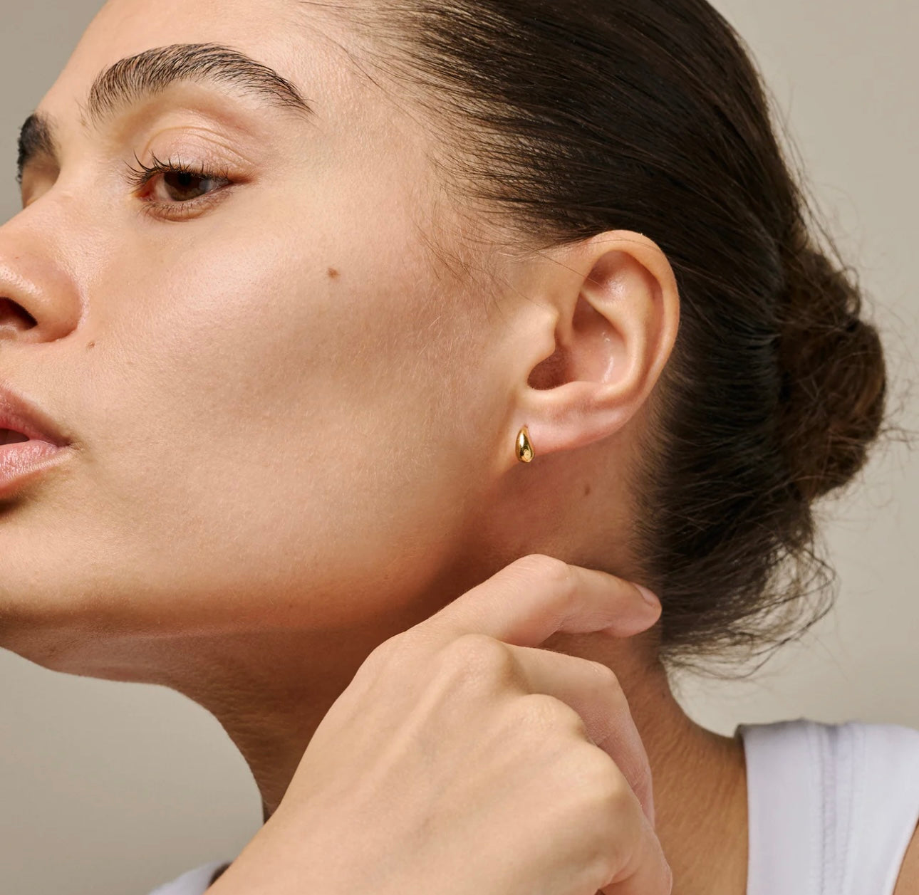 Sana Gold Studs