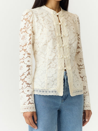 YASPOLINA LACE SHIRT
