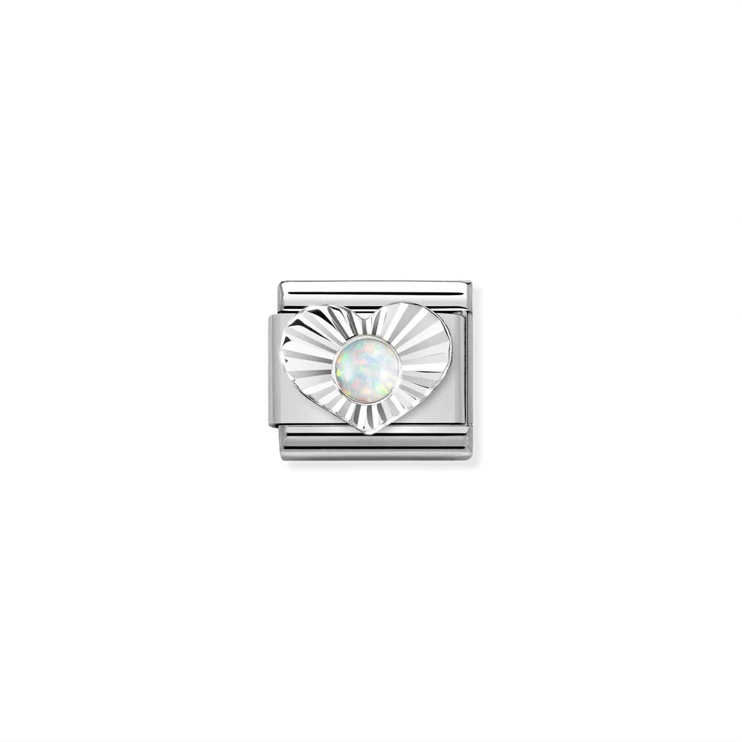 LINK, SILVER HEART OPAL