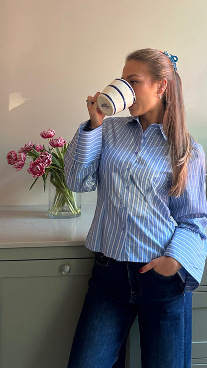 Rosa Stripe Shirt - Blue