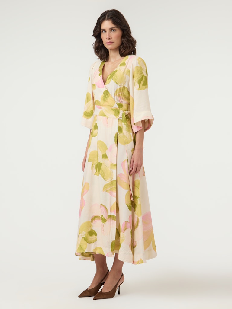 YASMARGA 3/4 WRAP DRESS