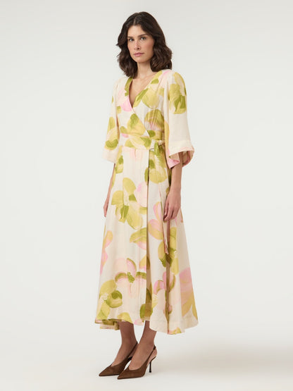 YASMARGA 3/4 WRAP DRESS