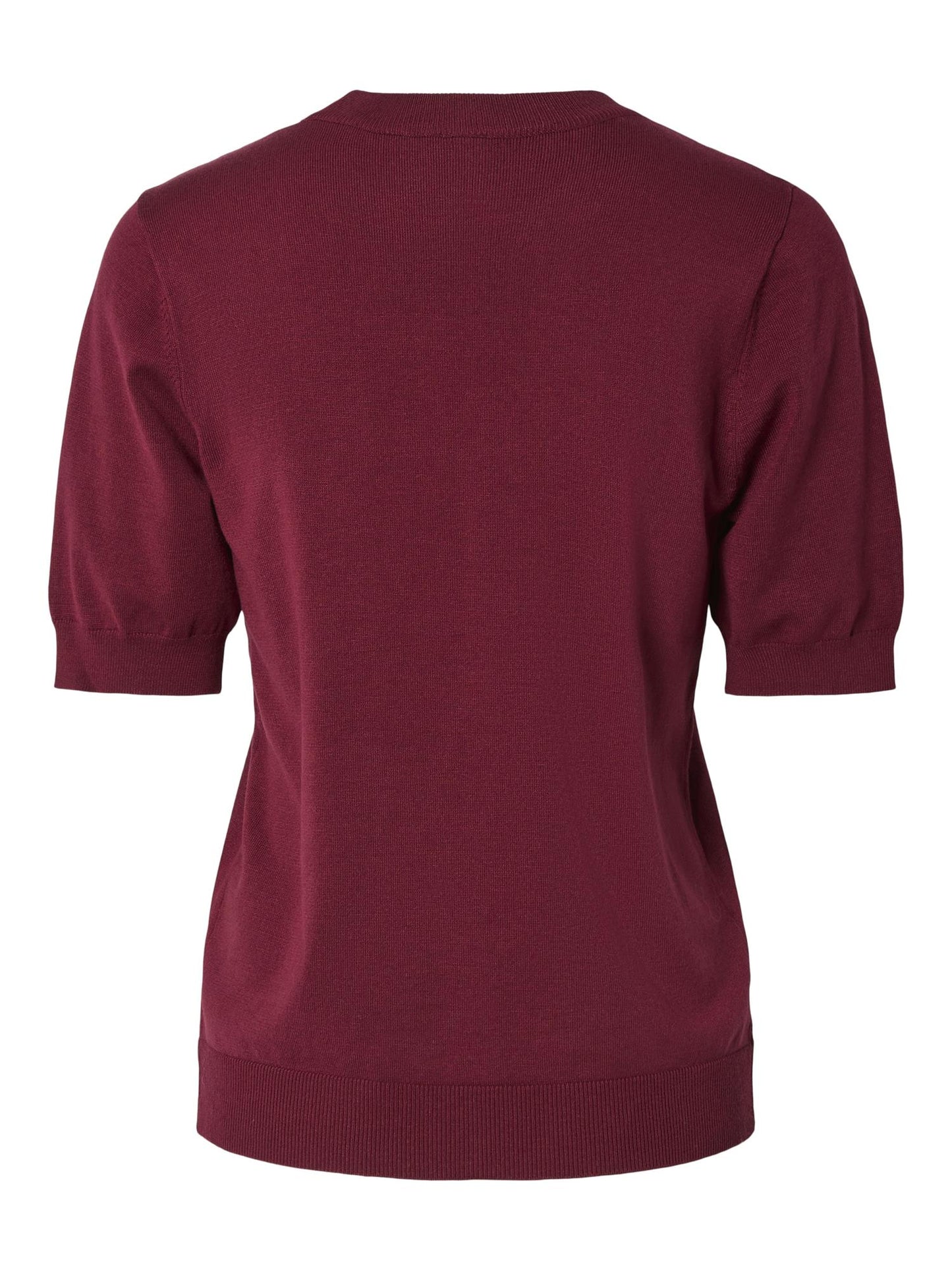 YASLENA SS KNIT TOP - TIBETAN RED