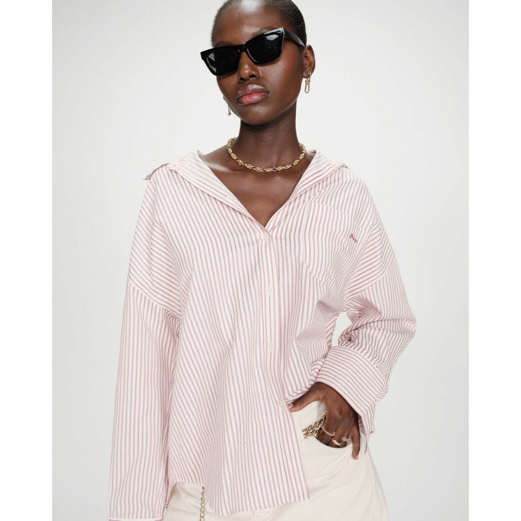 Vipera Stripe Shirt - Pivoine