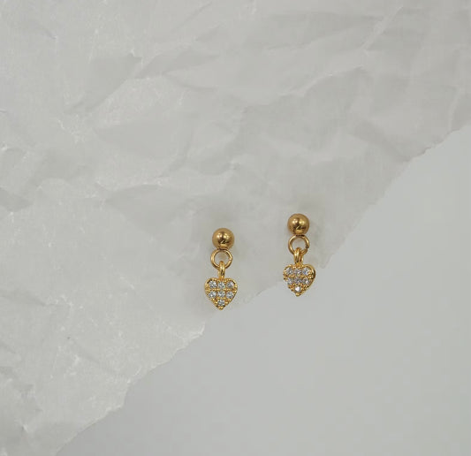Tiny Heart Stud