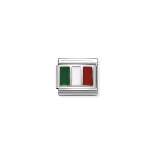 LINK, ITALY FLAG SILVER