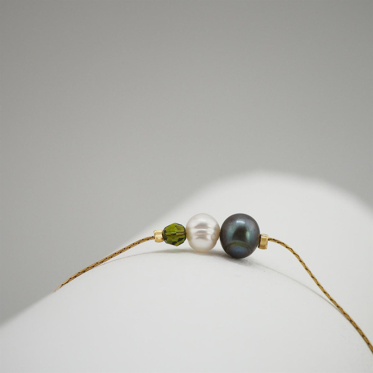 Dainty Crisp Olive Trio Bravelet