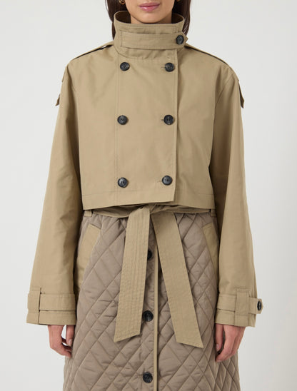 YASPRIXO LS COAT - SEPIA TINT