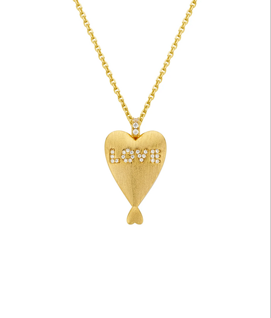 Love Twin Hearts Necklace