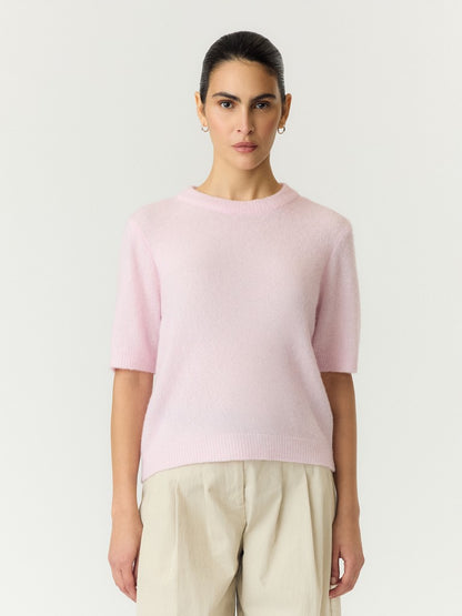 YASJOHI SS WOOL BLEND PULLOVER - PALE LILAC