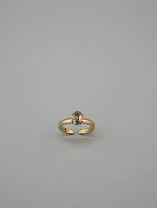 Oval Band Champagne Ring