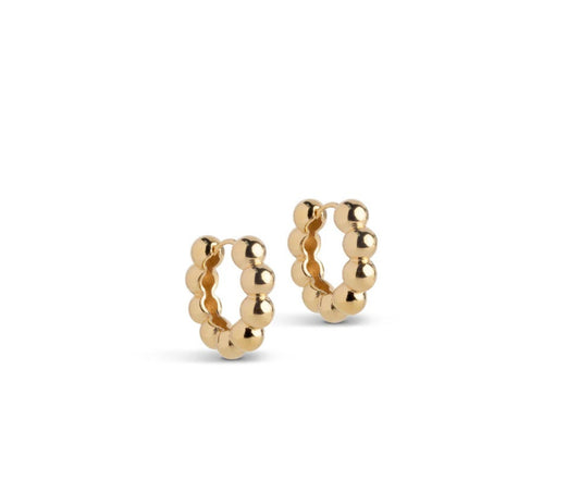 Ball Chunky Gold Hoops