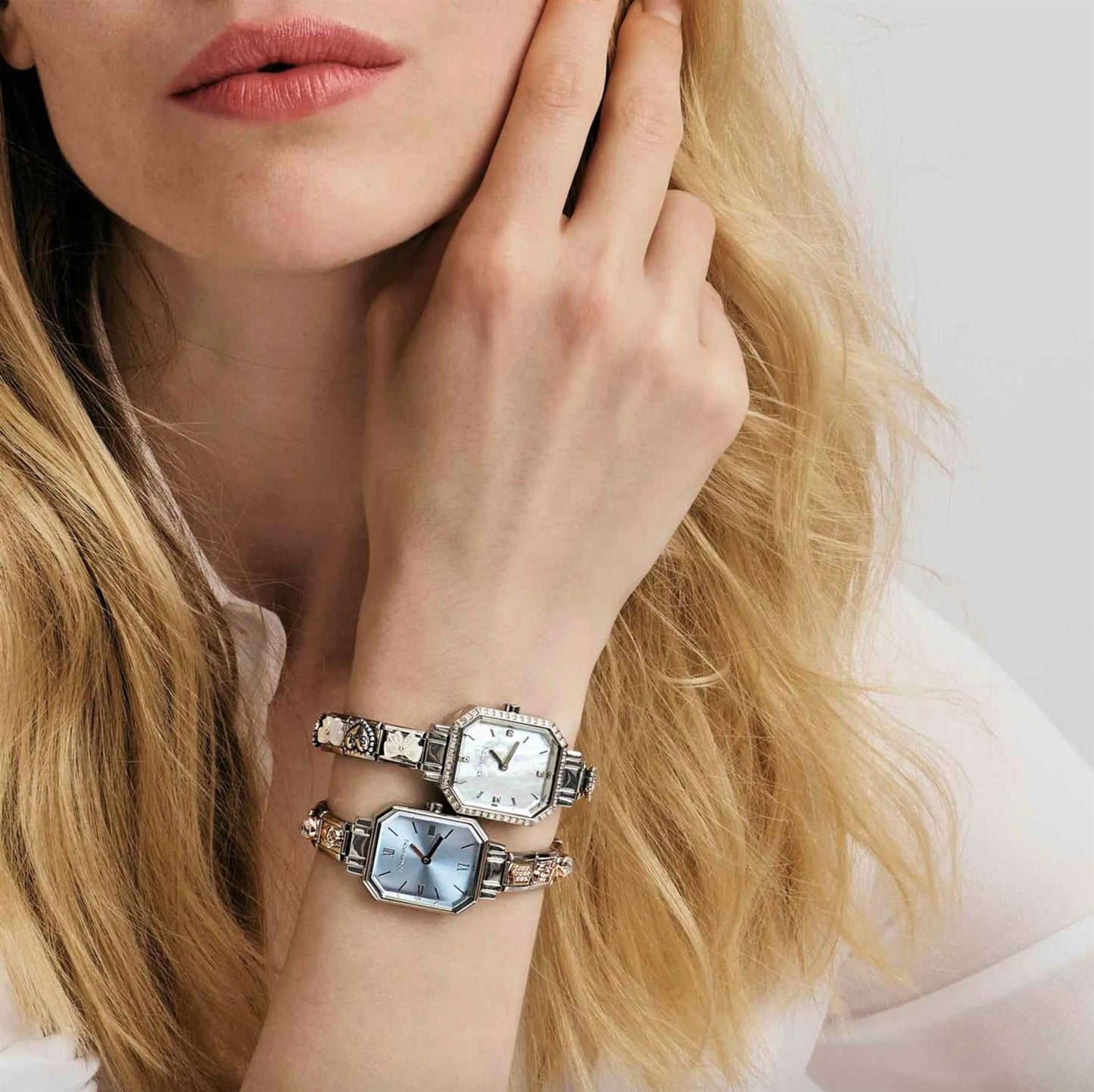Rectangular Watch - Sunray Sky Blue