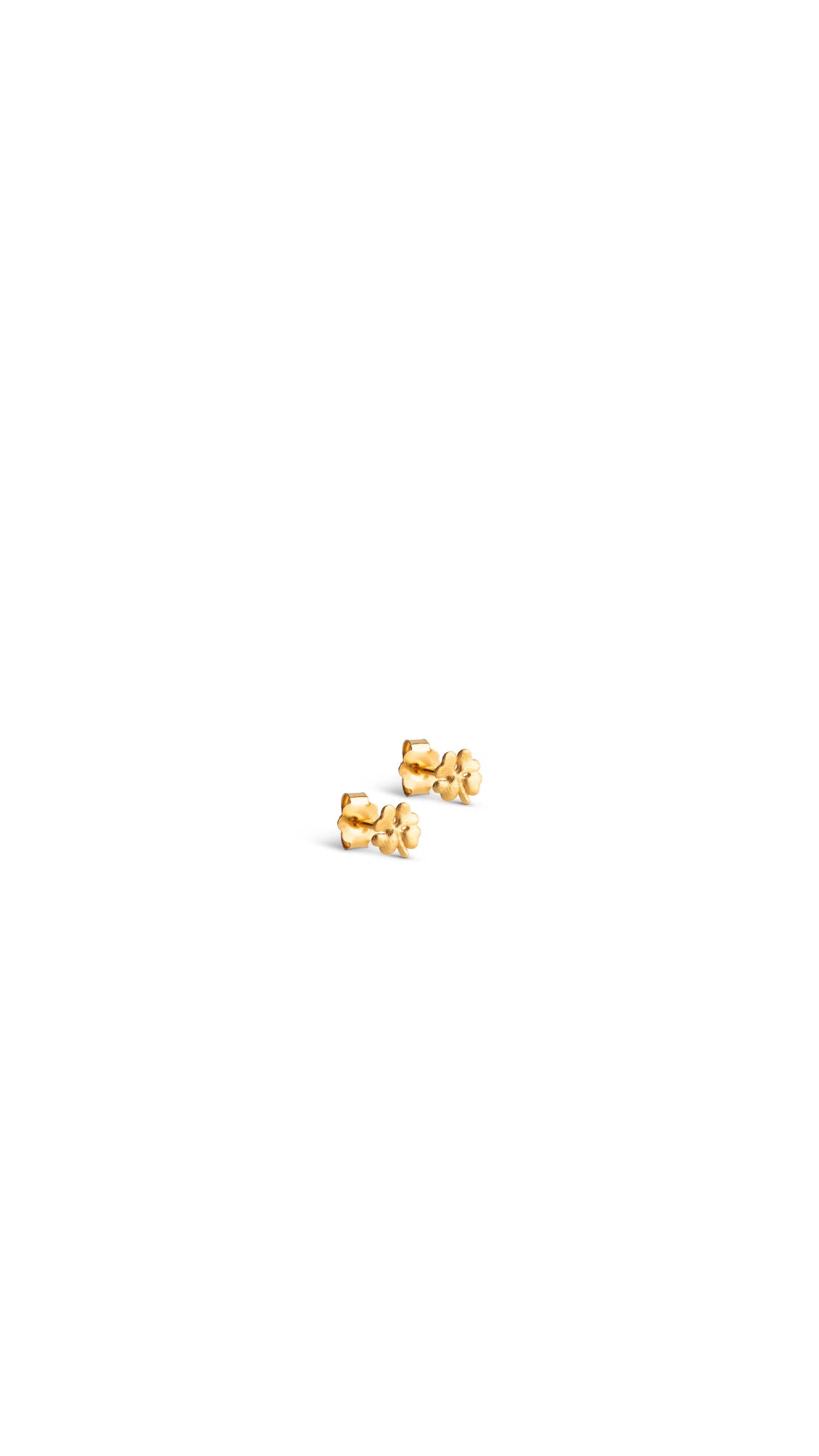 Organic Clover Mini Studs