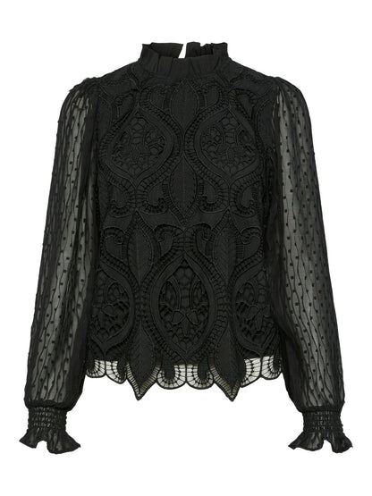 YASLERA LS TOP - BLACK