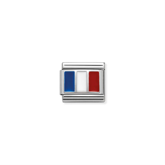 LINK, FRANCE FLAG SILVER