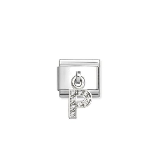 LINK, LETTER P PENDANT