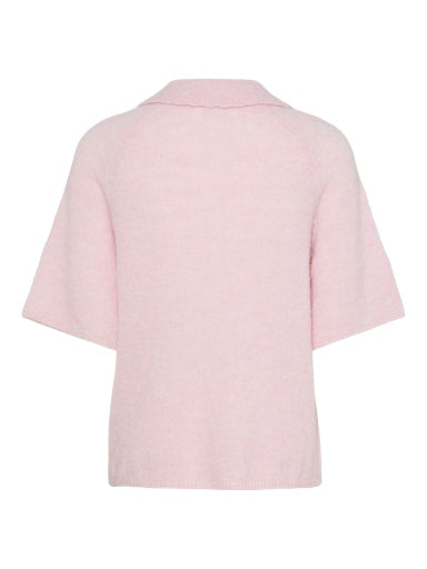 YASDURA 2/4 KNIT CARDIGAN - PINK