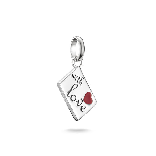 Charm Pendant Love Letter Connect Silver