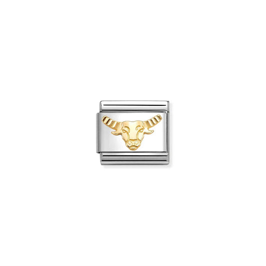 LINK, TAURUS IN GOLD DIAMOND CUT (TYREN)