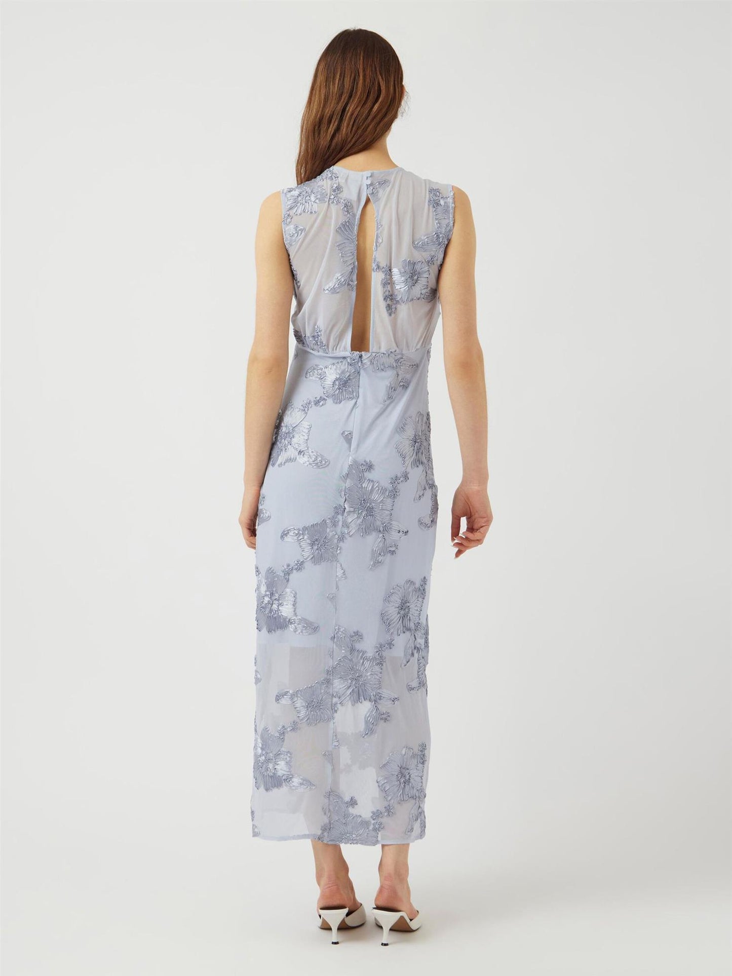 YASFLOREE SL LONG DRESS - HALOGEN BLUE