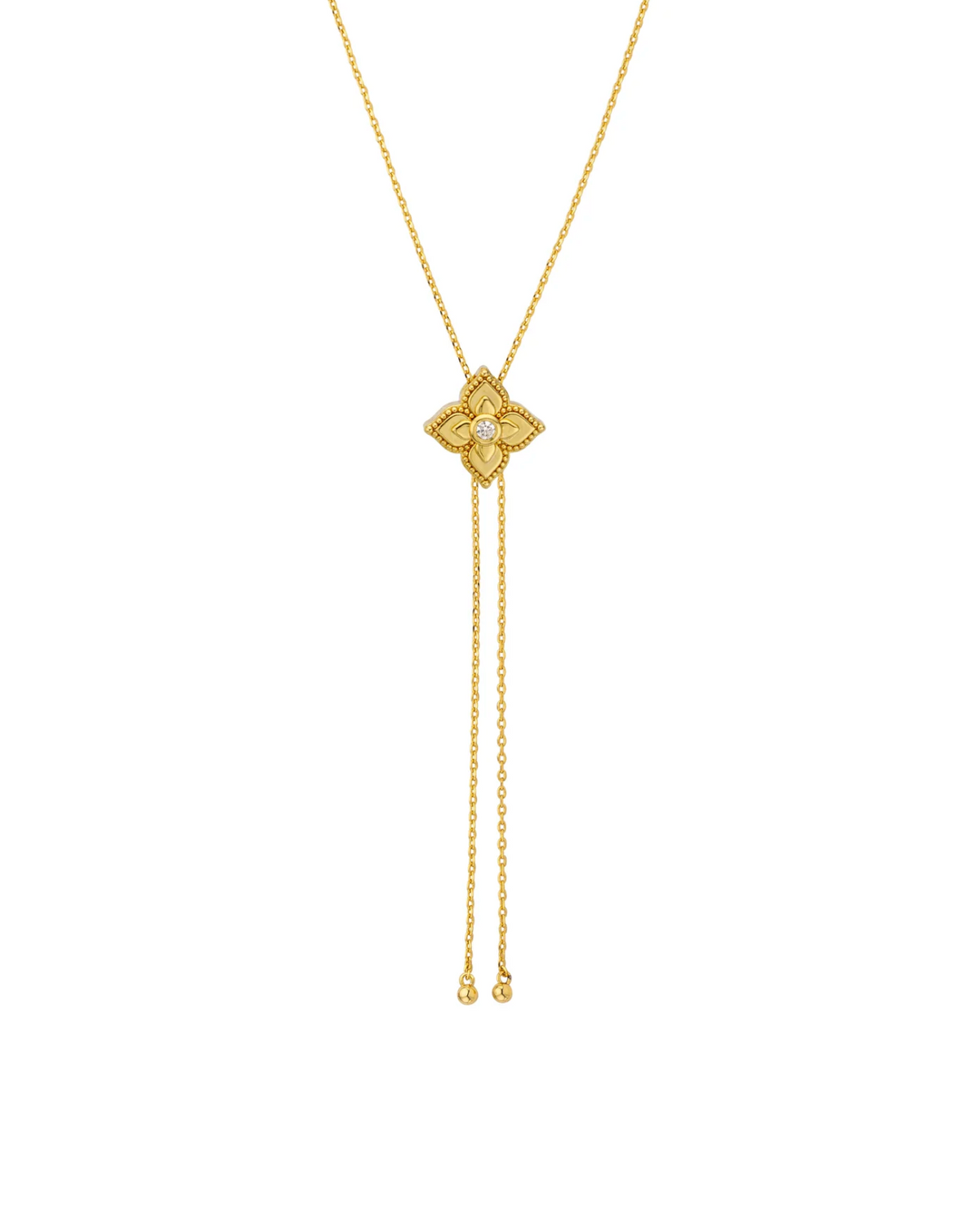 Lotus Bolo Necklace