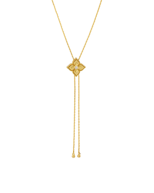 Lotus Bolo Necklace