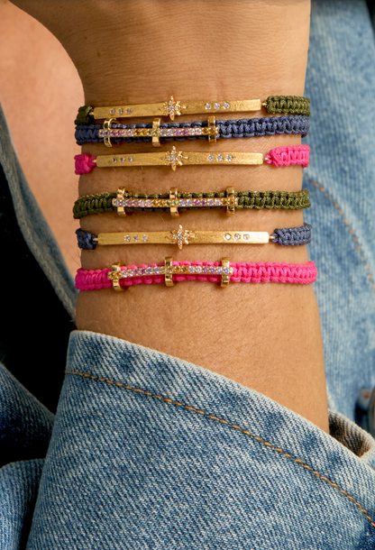 Kaki Diwali Link Braceler
