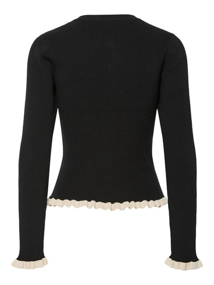 YASFLOMA LS KNIT PULLOVER