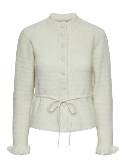 YASTHELLIS LS KNIT CARDIGAN - BIRCH